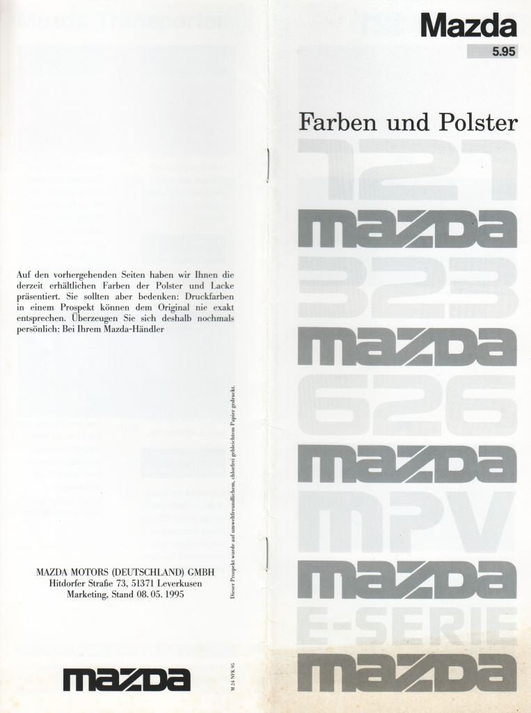 Farben und Polster 95-5 Cover