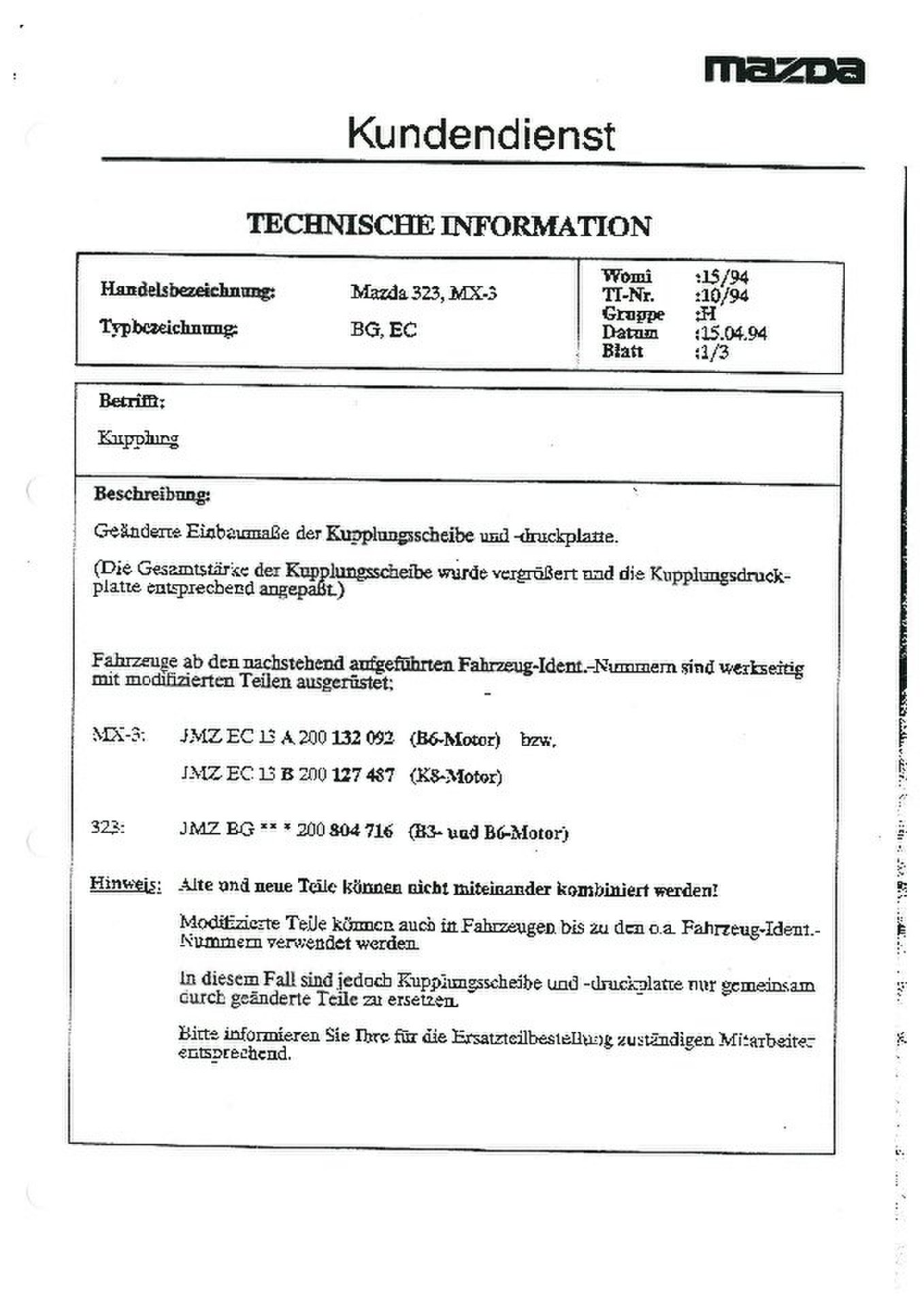 Kupplung