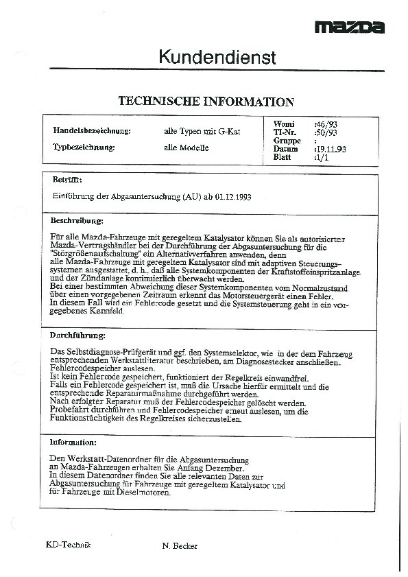 Prüfung vor Auslieferung und Wartung