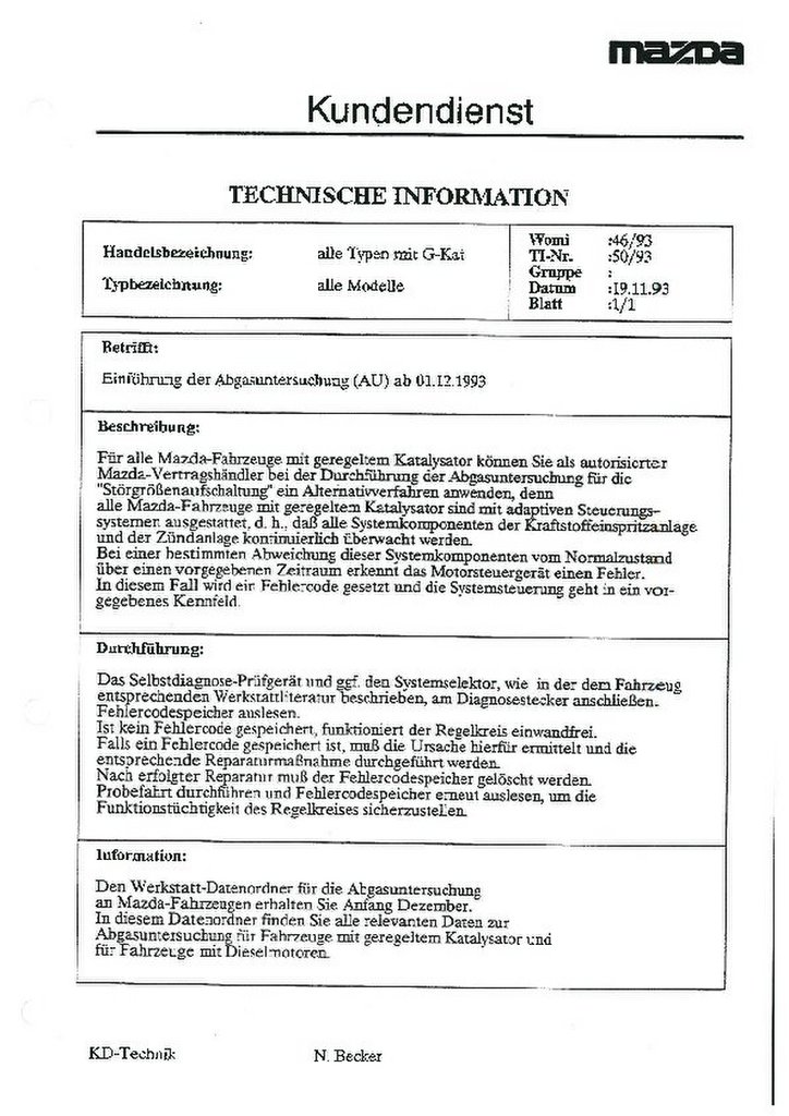 Prüfung vor Auslieferung und Wartung