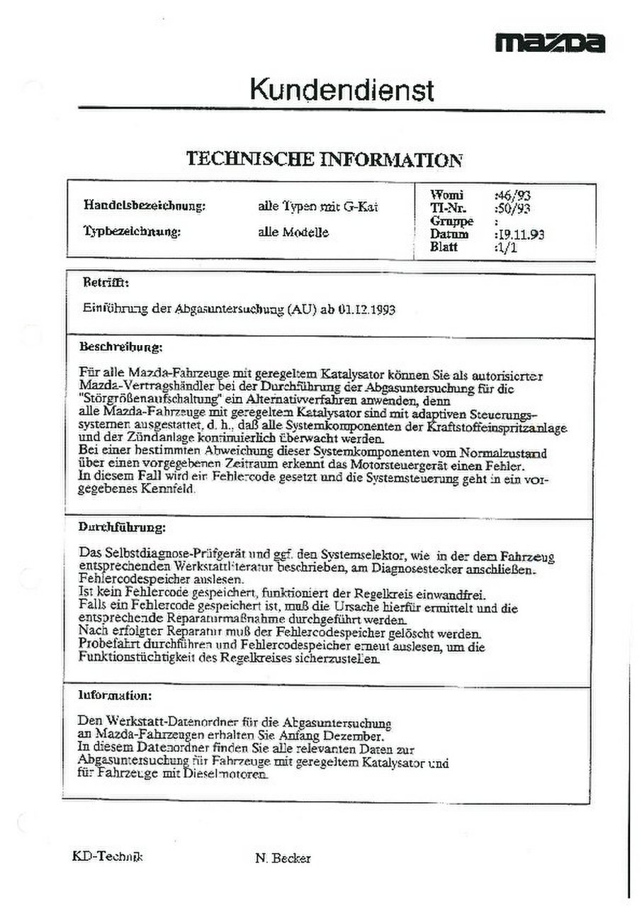 Prüfung vor Auslieferung und Wartung