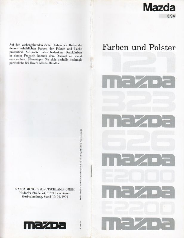 Farben und Polster 94-3 Cover